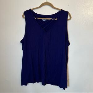 Lane Bryant Purple Tank Top
